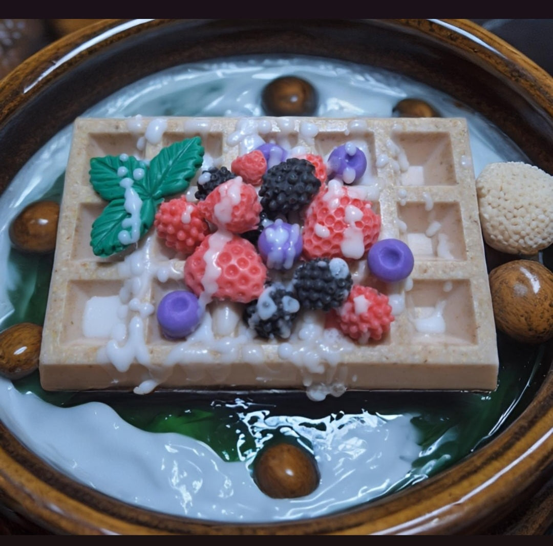 Honey & Oats fruit waffle bath bar