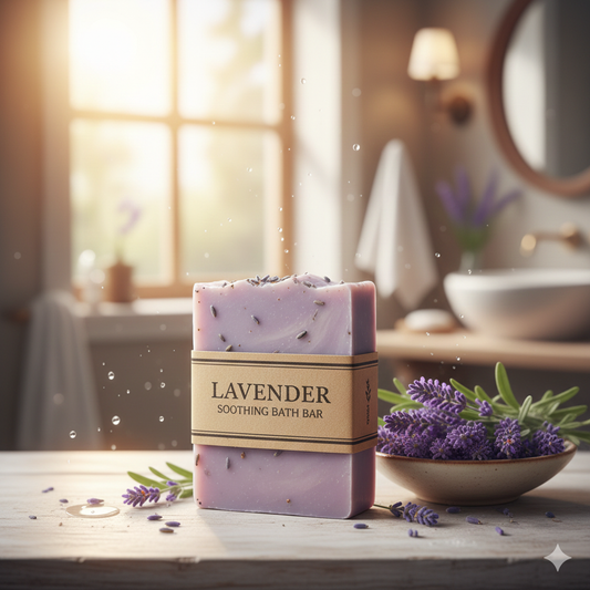 Luxurious Lavender bath bar