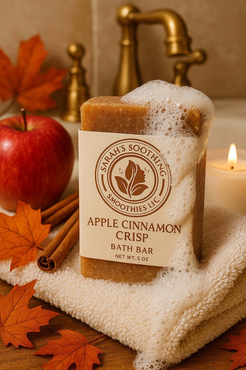 Apple Cinnamon Crisp bath bar