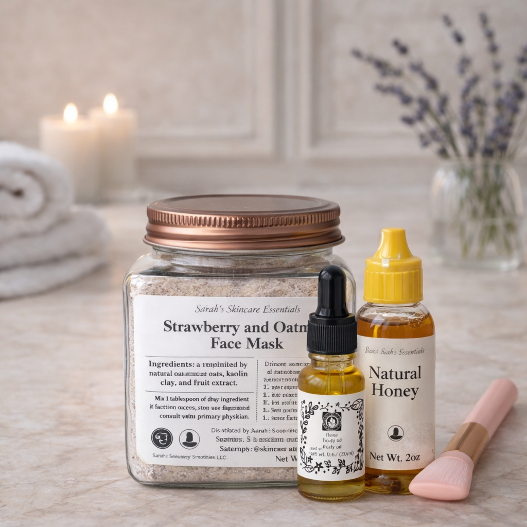 "Strawberry Oatmeal Glow Mask bundle"